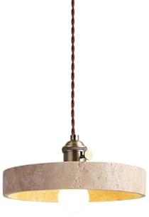 SANGPAO Nordic Warehouse Lampadario Moderno in Marmo di metà del Secolo Lampadario a Sospensione in Ottone Rame Lampadario a Sospensione in Pietra Naturale Isola Lampadario Antico Vintage per Sala da