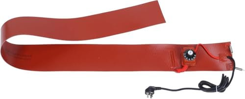 Metall-Trommelheizung, 200 l Ölfässer-Heizung, Riemen, Silikon-Heizkissen, Fassbandheizung, Trommeleimer, Heizpads mit Thermostat für Ventile, Inns (Größe: 200 l, 1740 x 250, 3000 W, Farbe: digitale