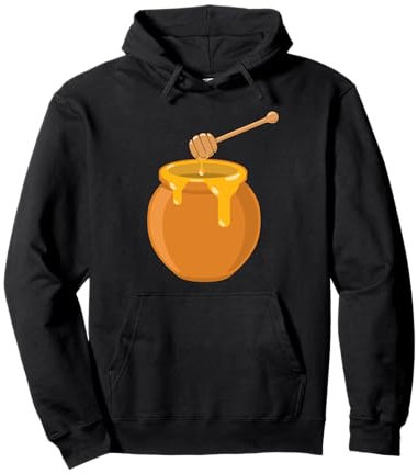 Honey Lovers Pot à miel et cuillère doux et élégant Sweat à Capuche