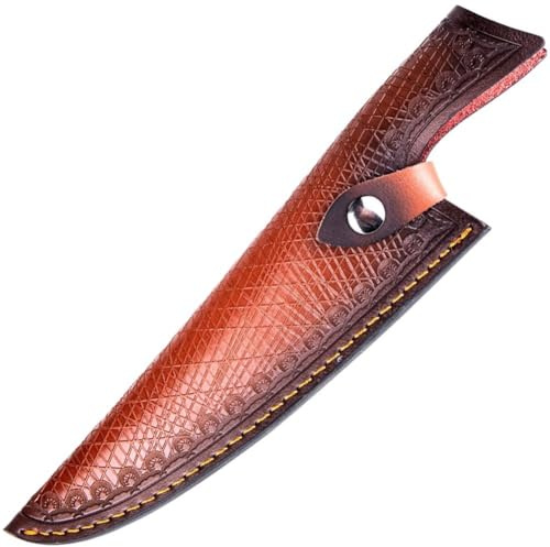 Keuyeo Messerscheide, Rindsleder Messerscheide Für Ausbeinmesser, Leder Messerhülle, Messerscheiden, Handgemachte Lederscheide, Rindslederscheide