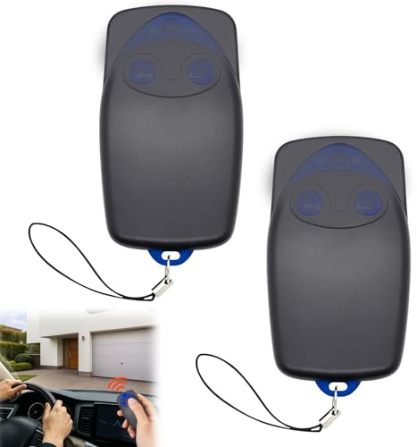 BOULESENM 2 Stück Garagentoröffner Fernbedienung,Garagentor Fernbedienungs Universal für FLOXIR, FLOXR, FLOX2R, OXI, OX2-2,Flo4r-s,Handsender 433,92 MHZ,2 Kanäle