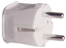 ABL SURSUM 1116110 Typ F 2P Weißer Elektrischer Stecker (16 A)