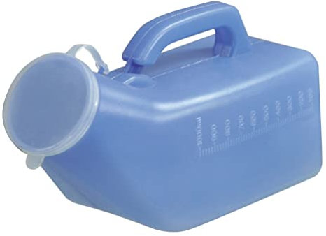 Aidapt Male Portable Urinal 1L Capacity Spill Resistant with Carry Handle