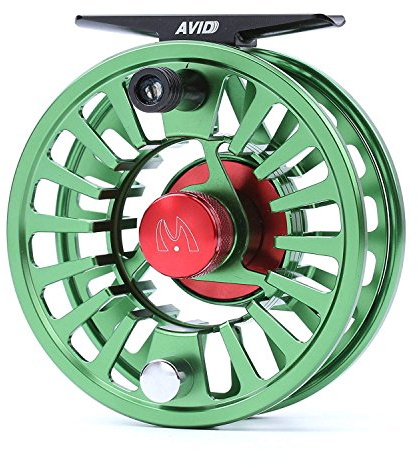 MAXIMUMCATCH Avid flugfiskerulle 1/3, 3/4, 5/6, 7/8, 9/10wt, CNC-bearbetad aluminiumkropp, flugrulle bästa värde(Svart, Grön, Blå, Silver, Svart & Silver) (grön, 1/3 wt)