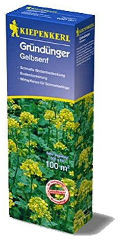 Kiepenkerl Engrais vert « jaune » | Protège contre les mauvaises herbes | Engrais pour parterres | 1 paquet