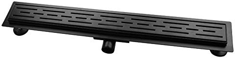 S SIENOC Duschrinne,100cm,Siphon mit Geruchsstop und Haarsieb | Randablauf Befliesbar Edelstahl Ablaufrinne, Bodenablauf, Duschablauf sehr flach
