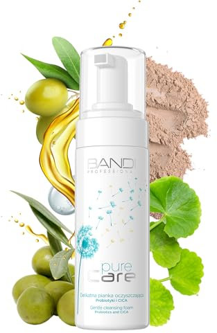 Bandi Mousse Detergente Viso Purificante con Probiotici e Cica Pulizia Viso Idratante per Tutti i Tipi di Pelle Rimuove Impurità e Trucco Formula Delicata Nutriente