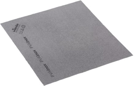 Cubex professional, Paños multiusos PVAmicro de microfibra para una limpieza 100 % segura y eficaz (Inox, 5 paños)
