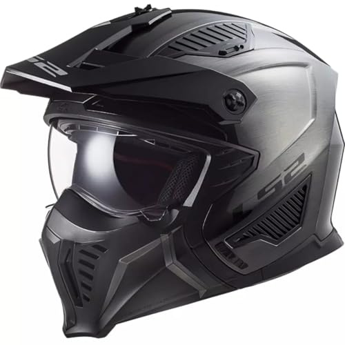 LS2, Jet modularhelme motorrad DRIFTER Jeans titanium 2206, XL