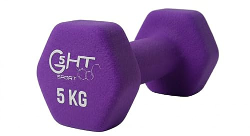 Rutschfeste Neopren-Hanteln für Fitnessstudio und Home Gym von 0,5 bis 6 kg, Paar oder einzeln
