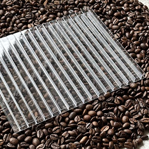 Löffert® Stegplatten Gewächshaus Set | Polycarbonat | 4mm - 6mm - 8mm - 10mm | alle Standardgrößen & Zuschnitt auf Maß (8mm - 10 Stück, 1210x605 mm)