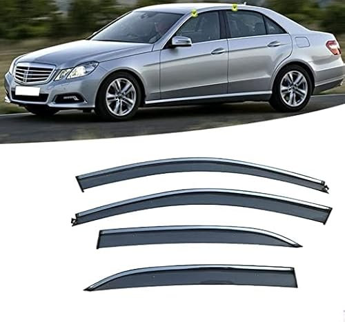 4 Stück Auto Windabweiser Regenabweiser für Mercedes Benz E Class W212 2010-2016, Autofenster Regenschutz Sonnenschutz