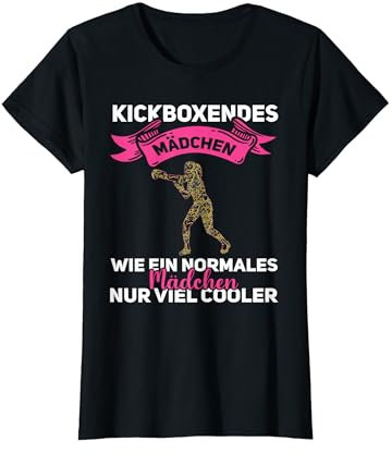 Kickboxen Damen Kampfsport Training Mädchen Kickboxen T-Shirt