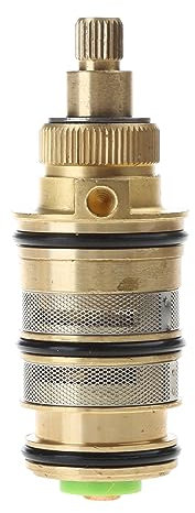 Thermostat-Mischventil, Messing-Thermostat-Kontrolle, Wassermischventil, Temperaturwaschbecken, kleiner Typ, Thermostatventil, Dusche mit Umstellung, Kartusche, Temperaturregelung