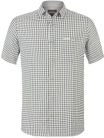 Stockerpoint Herren Renko3 Trachtenhemd, Schilf, 3XL
