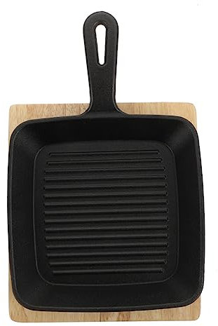 TOPBATHY Square Frying Pan with Removable Handle Non Stick Cooking Pot Induction Griddle Camping Outdoor Use