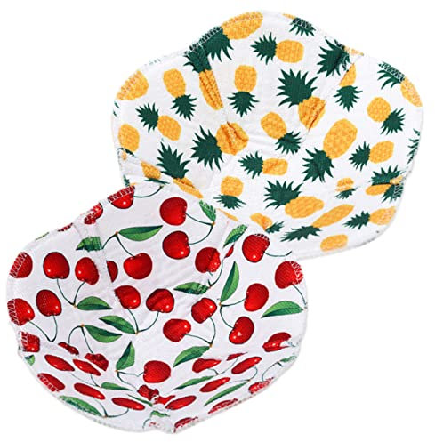 HOLIDYOYO 2pcs Microwave Plate Huggers Heat Resistant Insulated Bowl Holders Made of Polyester Cotton Protecting Hands from Heat and Maintaining Warm Temperature in Kitchen