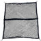 Double Layer Highly Elastic Cargo Net 4'x4'stretch to 7'x7', Pickup Truck Bed Cargo Net Mesh Organizer with 6 Hooks for Car Luggage Rear Boot Van Roof Storage Secures Tools/Sports Gear 【1.2x1.2m】