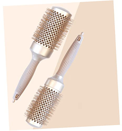 SHERCHPRY 1pezzi Pettine Per Capelli Ricci Con Tubo in Alluminio Per Saloni e Uso Domestico Ergonomico e Resistente Adatto Donna Per Styling e Districante Professionale