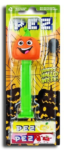 PEZ Peppa Pig rot Spender mit 2 Päckchen fruchtig süßen Bonbons 17g Kürbis