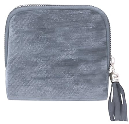 Lexsyn Small Jewellery Box with Zip Velvet Pouches for Necklaces Bracelets Rings Ideal for Business Travel Weekend Cruises