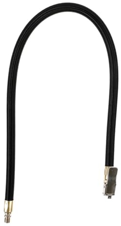 Veemoon Tube D'extension de Tuyau de Pompe à Air pour Gonflage Rapide de Pneus, 80 Cm, Raccord Rapide en Cuivre, Compatible Voiture, Moto et Vélo, Rallonge pour Chambre à Air de Rechange,