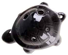 6 Loch Okarina Unterrichten Und Spielen Eines Professionellen Musikinstruments(Black)