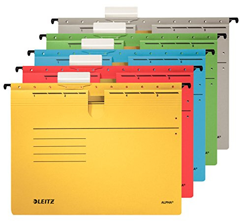 1 X LEITZ Hängehefter ALPHA grün 5St 1984-30-55