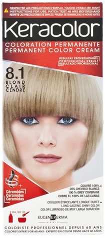 kéracolor colorazione capelli 8.1 biondo chiaro cenere