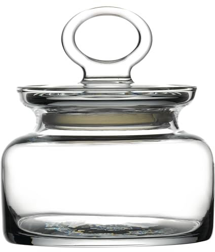 Dajar Glasbehälter mit Deckel, Glas, 0.5 L, Transparent, 13,6 x 11,8 cm