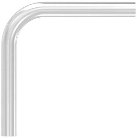 90° Anschweißbogen, für Rohr ø 33,7mm, Wandstärke 2,5mm, geschliffen