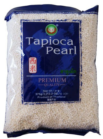 X.O X.O Premium calidad Tapioca Pearl 375 g (Pack de 1)