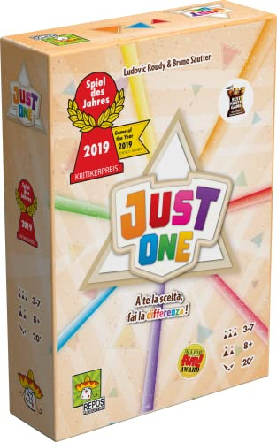 Asmodee JUST ONE Spielbrett, Gelb, 8645 - Italian Edition - Italienische Sprache