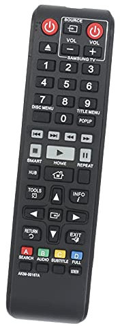 AULCMEET AK59-00167A Ersetzen Sie die Fernbedienung für das Samsung Blu-ray-Heimkinosystem BD-J7500/XU BD-F6500/XT BDF6500/XU BD-F6500/XV BD-F6500/ZF BD-F6500/ZK BDF7500XN BDF7500XP BDF7500XU BDF7500