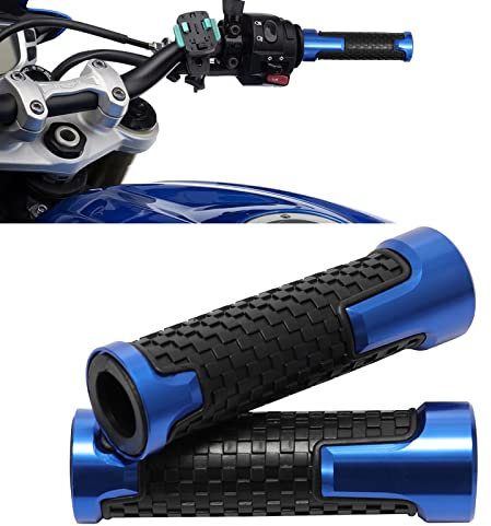 KEEPDSGN Poignée Moto 7/8 22mm-24mm Universelle - Antidérapante pour Guidon de Vélo de Sport, Street Bike, Cruiser, Scooter, Dirt Bike