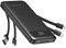 Charmast Power Bank 10000mAh con Cavi Integrati,Caricatore Portatile USB C 5V/3A Powerbank LED Display con 6 Uscite e 3 ingressi per iPhone Huawei Xiaomi