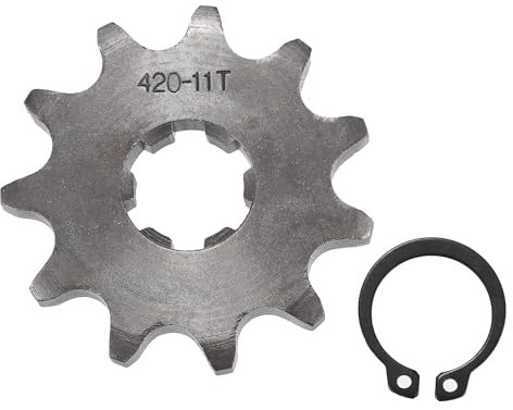 QUARKZMAN 1 Set 420 11T 17mm Anteriore Motore Pignone per Sporco Bicicletta per Mini Bicicletta ATV
