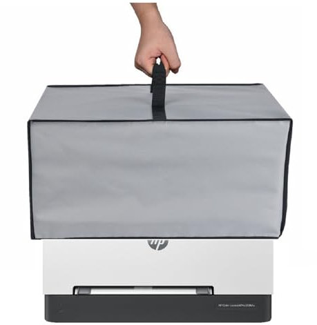 Staubschutz für HP Color Laserjet Pro 3201dw/M255dw/Brother HL-L3220CDW/HL-L3280CDW Wireless-Drucker, antistatisch, wasserdicht, Silbergrau