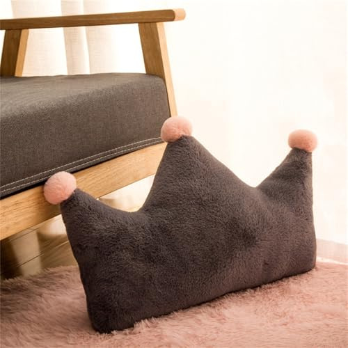 Kuschelkissen Kinder, Stern Kinderkissen Mondkissen und Herzkissen Dekokissen für kuschelecke kinderzimmer, Weiche Flauschige Sternform Zierkissen Sofakisse für Heimdekoration (Graues Wolke 40x35 cm)