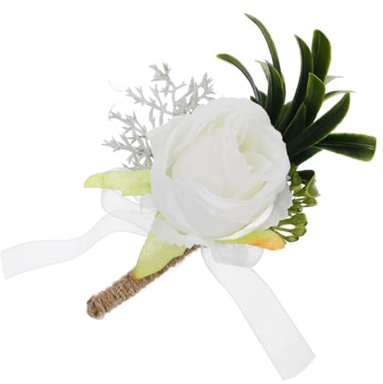 SAFIGLE Künstliche Blumenanstecker Für Hochzeit Stilvolle Boutonniere Aus Simulierten Rosen Hochwertige Ansteckblume Für Bräutigam Und Trauzeugen Hochzeitszubehör Für Anzüge