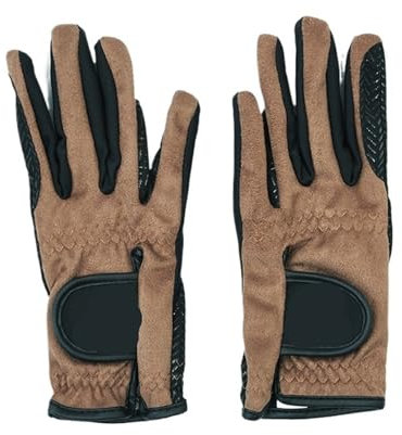WLIHDB Reithandschuhe Reiterhandschuhe Reithandschuhe Reithandschuhe Herren Damen Unisex Sporthandschuhe FüR Den AußEneinsatz(Brown,XL)