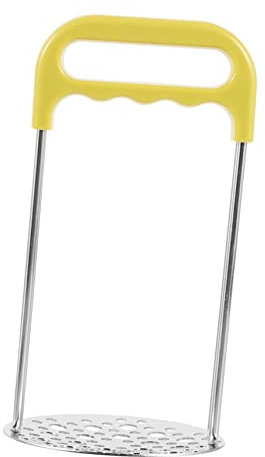 FUNOMOCYA Schiacciapatate in Acciaio Inossidabile Utensile Manuale per Cucina Pressa per Verdure Riutilizzabile per Patate E Carote