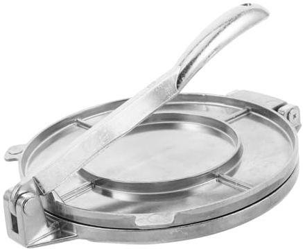 TOBBOMEY Prensa Para Tortillas Manual 16 Cm Aleación De Aluminio Multiusos Para Empanadas y Dumplings Prensa Para Tortillas De Estufa Herramienta Portátil Para Cocina Casera