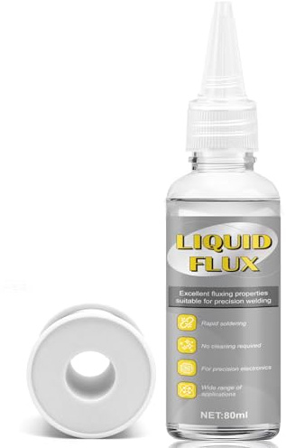 Allisway Flux Soudure Electronique, Flux Soudure, Pour le Soudage et la Réparation Électronique, Convient à L'acier Inoxydable Aux Circuits ImpriméS et Aux Composants de PréCision, 80 ml