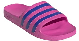 adidas Adilette Badelatschen Slides (pink/blue, EU Schuhgrößensystem, Erwachsene, Numerisch, M, 40.5)