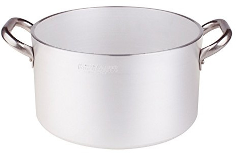 Pentole Agnelli ALMR110440 Casseruola Cilindrica Alta Radiante, Argento, 40 cm, 1 Pezzo