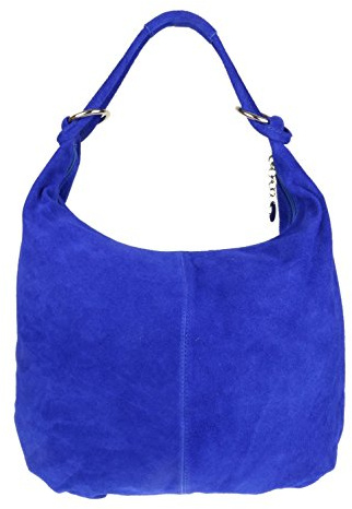 Girly Handbags Femme Hobo Italian Suede Véritable sac à bandoulière en cuir