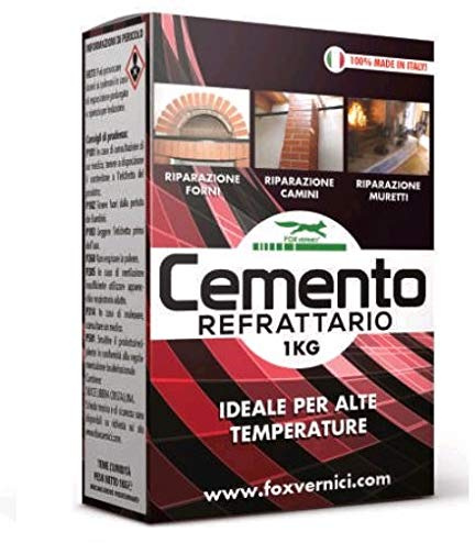 CEMENTO REFRATTARIO CAMINI/BARBECUE FOX ITALY