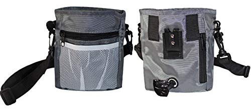 LOVINPUP Dog Training Bag and Treat Pouch, for Small and Large Dogs, with Poop Bag Dispenser, Easily Carries Dog Treats or Toys, Hands Free Dog Training Bag, 3 Cool Ways to Wear