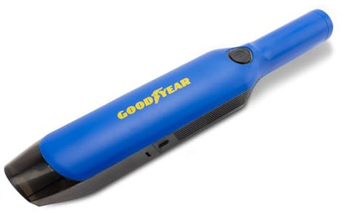 Goodyear GOD2113, Good Year Aspirapolvere portatile senza fili ricaricabile per auto da 12,6 V 80 W, blu e giallo